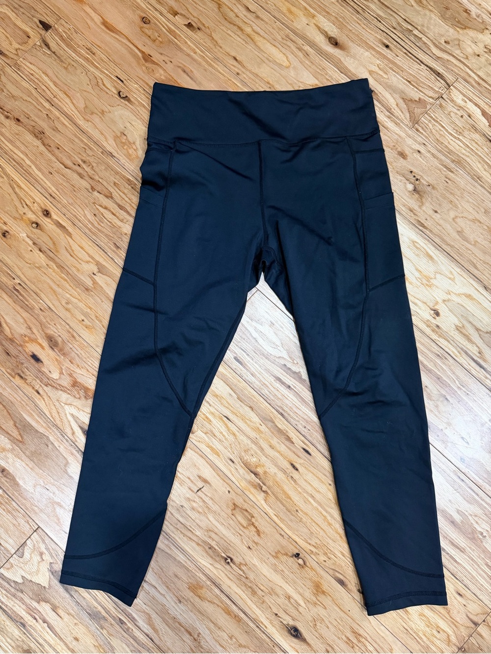 ZYIA Black High-Waist Active Leggings